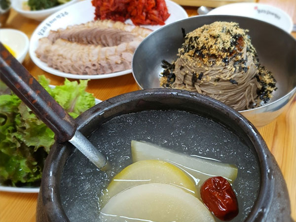 강릉시 삼교리동치미 막국수 대표 음식