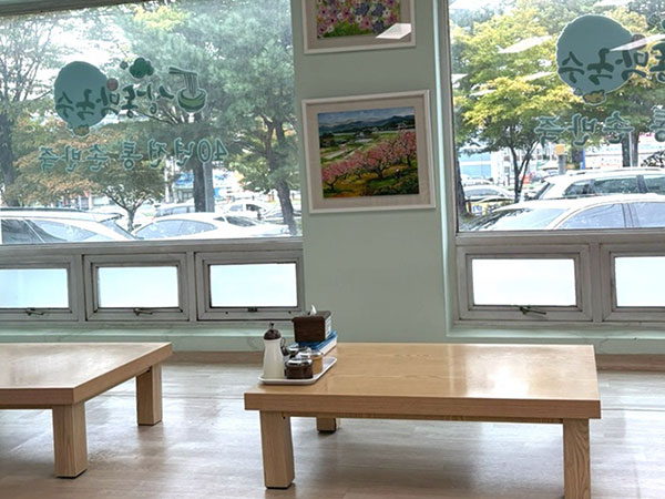 영월군 상동막국수 내부 인테리어