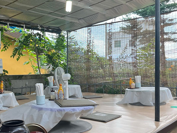 평창군 유천막국수 대표 음식