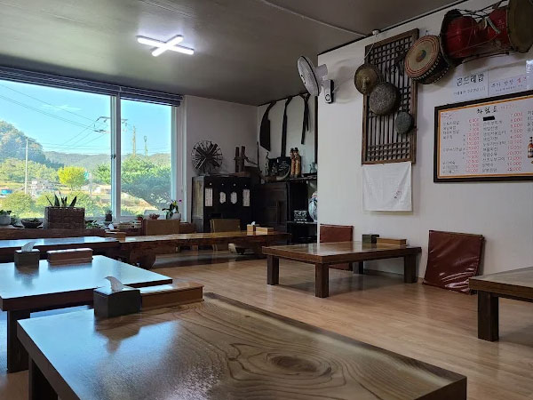 영월군 주천묵집 내부 인테리어