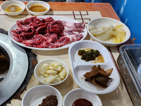 원주시 샘밭숯불구이 대표 음식