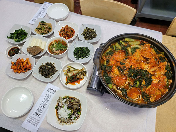 청양군 칠갑산골 대표 음식