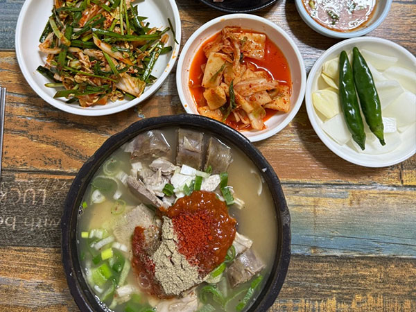 수영구 자매국밥 대표 음식