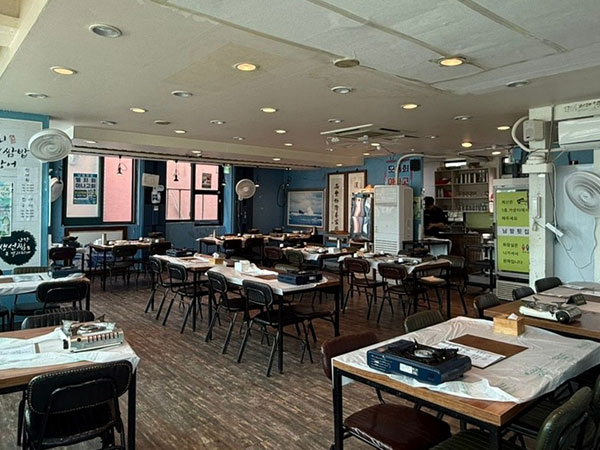 기장군 남항횟집 내부 인테리어