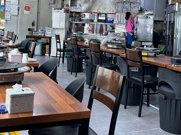 동구 은하갈비 내부 인테리어