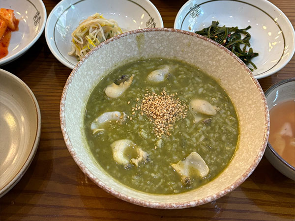 해운대구 원조전복죽집 대표 음식