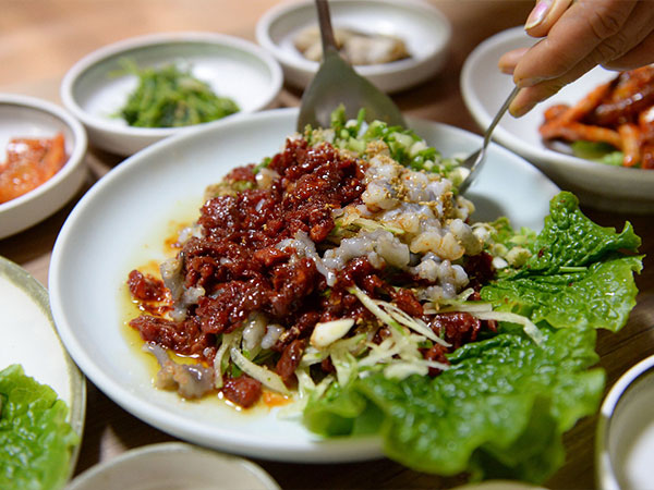 영암군 영빈관 대표 음식