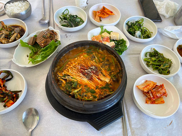 곡성군 용궁산장 대표 음식