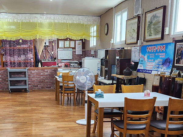 진도군 옥천횟집 내부 인테리어