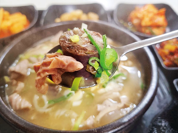 동구 백천집 대표 음식