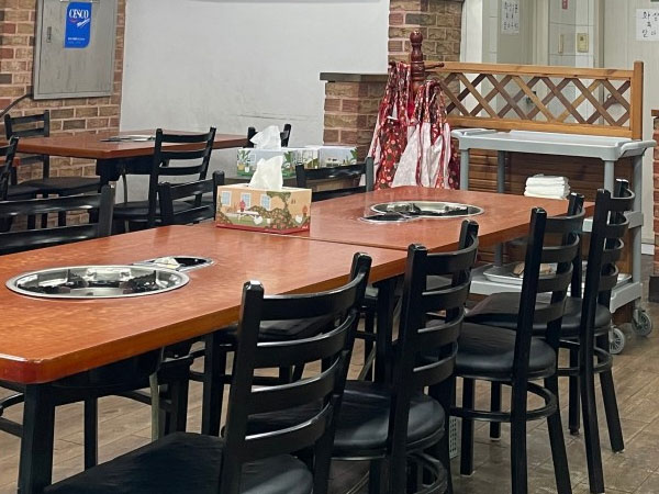 중구 한영식당 내부 인테리어