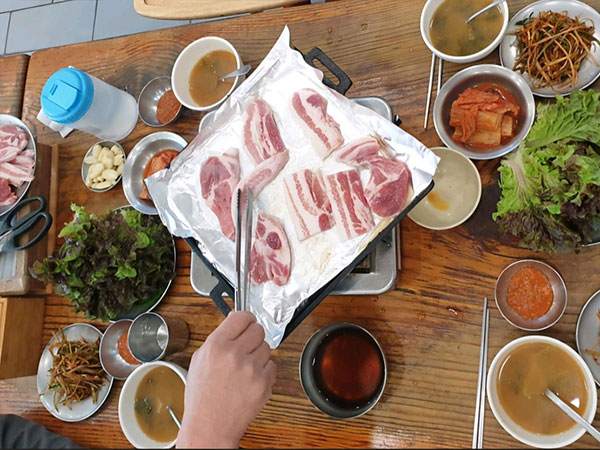 유성구 만수불고기 대표 음식