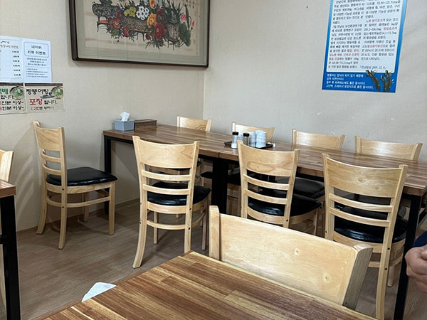 서구 문경정짱뚱어탕전문점 내부 인테리어
