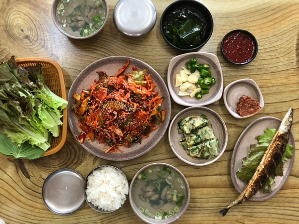 동구 태평양회식당 대표 음식