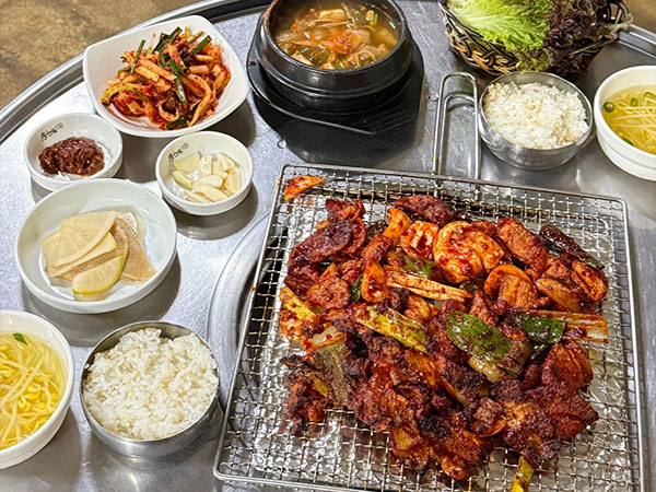 달서구 대원석쇠불고기 대표 음식