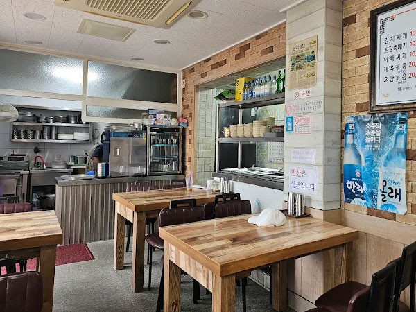 제주시 태화식당 내부 인테리어