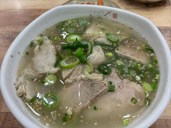 제주시 올래국수 본점 대표 음식