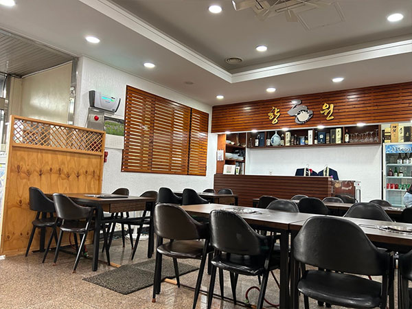 서귀포시 향원복집 내부 인테리어