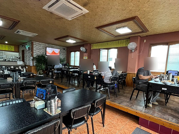 서귀포시 명경식당 내부 인테리어