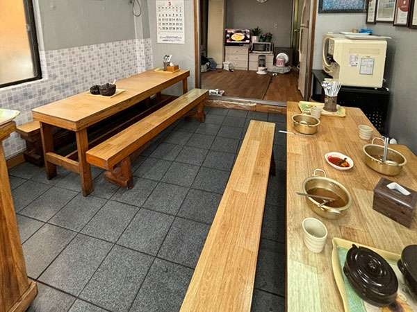 서귀포시 춘자멸치국수 내부 인테리어