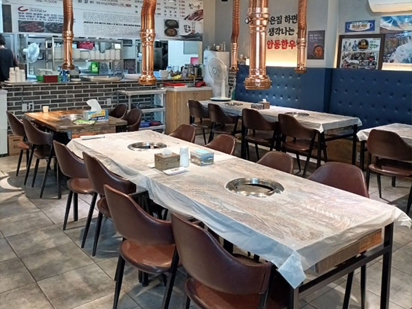 안동시 안동한우갈비 내부 인테리어
