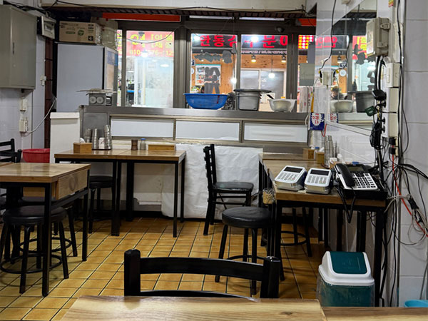 안동시 옥야식당 내부 인테리어