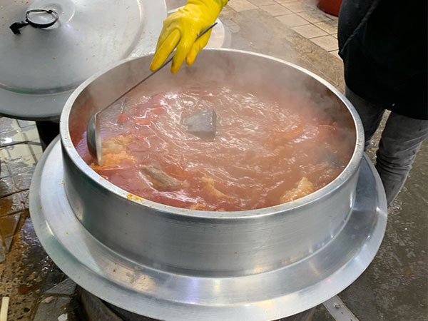 안동시 옥야식당 선지국