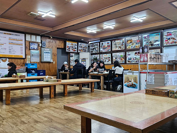안동시 일직식당 내부 인테리어