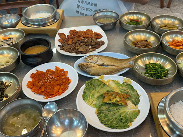 김천시 부일산채식당 대표 음식