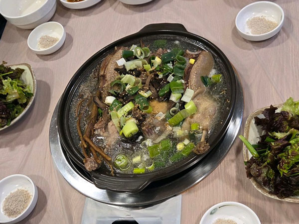 구미시 오리산성 오리백숙