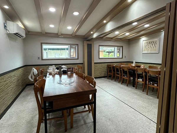 구미시 산동장안식당 내부 인테리어