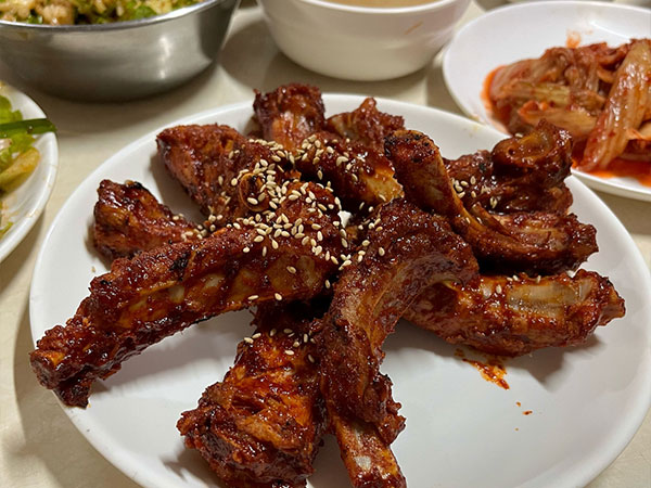 구미시 이선이칼국수 쪽갈비