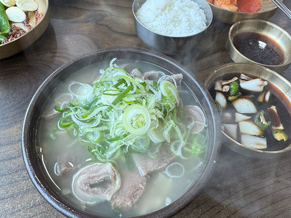 경산시 선화소곰탕 대표 음식