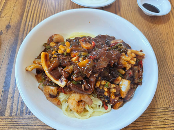 경산시 청마루옛날손짜장 대표 음식