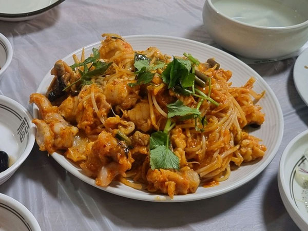 경산시 기와집 찜 식당 대표 음식