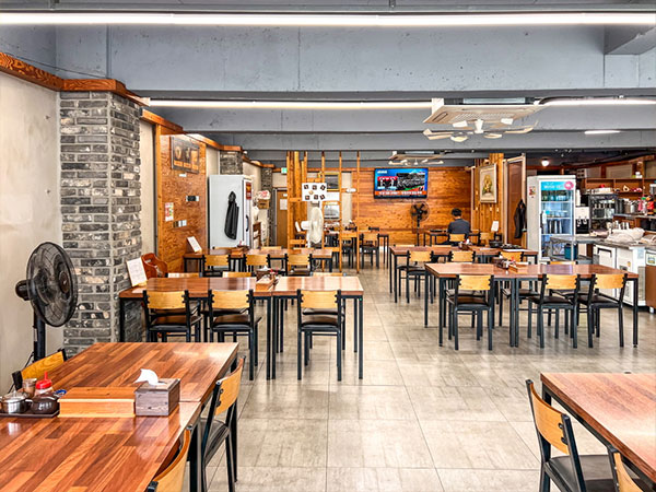 경산시 청진동해장국 경산점 내부 인테리어