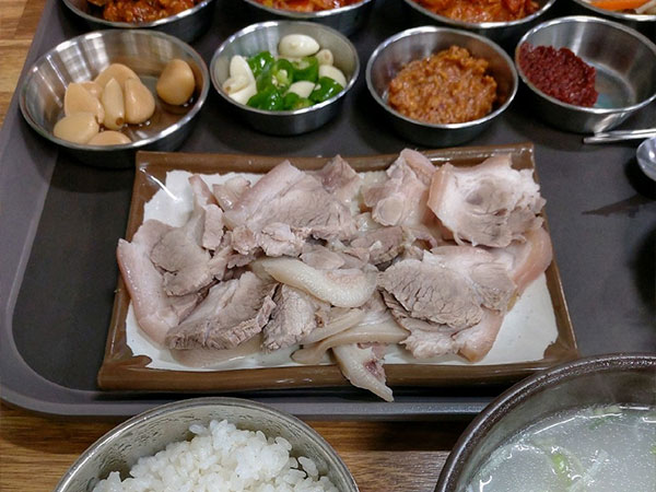 경산시 남일식당 수육