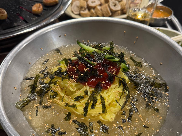 경산시 옥돌막창 김치말이국수