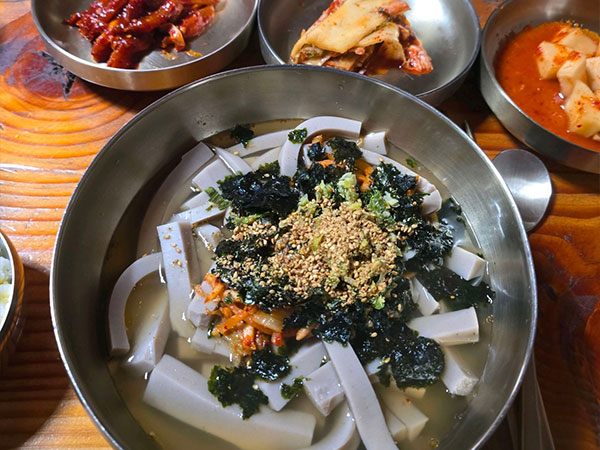 영주시 순흥전통묵집 대표 음식