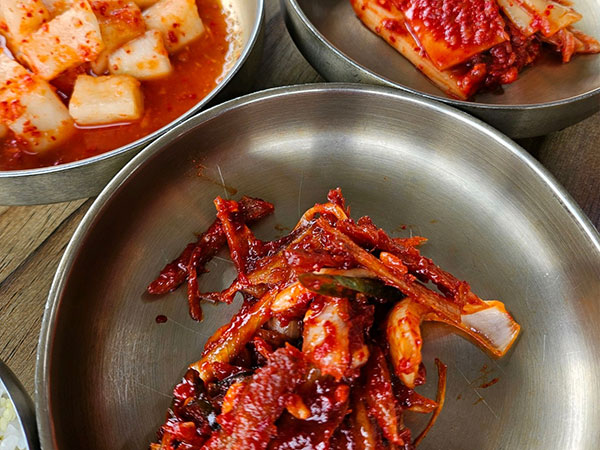 영주시 순흥전통묵집 밑반찬