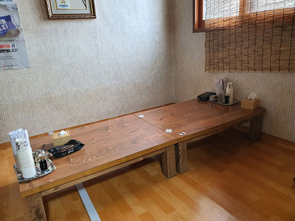 영주시 단산반점 내부 인테리어