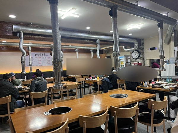 영주시 잔디밭숯불 본점 내부 인테리어