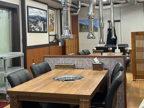 영주시 불소한우숯불 내부 인테리어