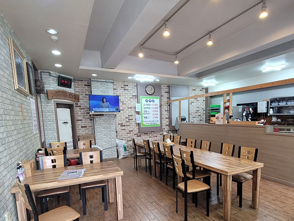 영주시 혜정이네만두 내부 인테리어