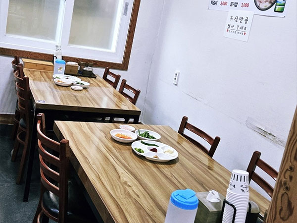 영주시 시장순대 내부 인테리어