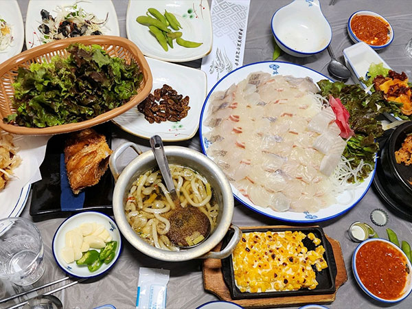 영주시 바다회집 대표 음식