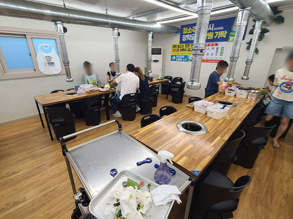 영주시 미락숯불식육식당 내부 인테리어