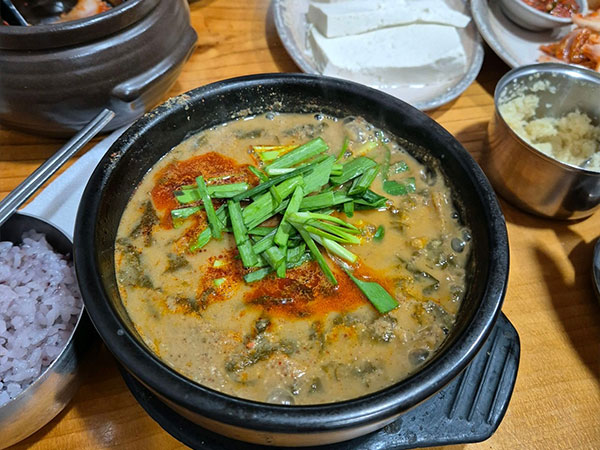 영주시 천수남원추어탕 대표 음식