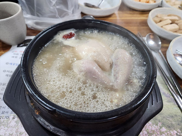 영주시 약선당영주삼계탕 대표 음식