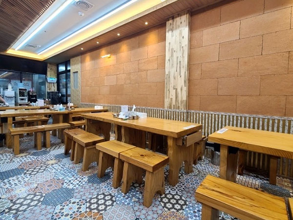 영천시 산성식당 내부 인테리어